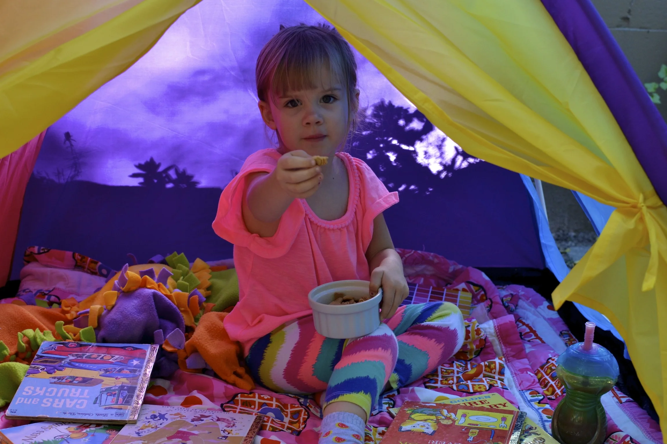 always good at sharing her snacks 