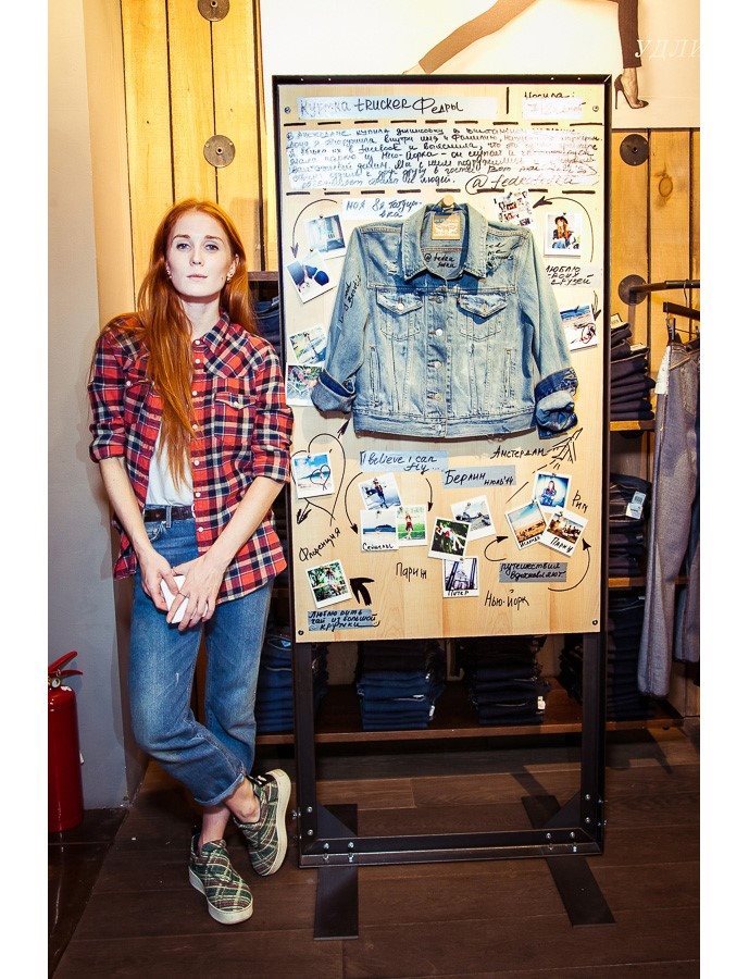 Александра Федорова LEVI’S проект кастомизация