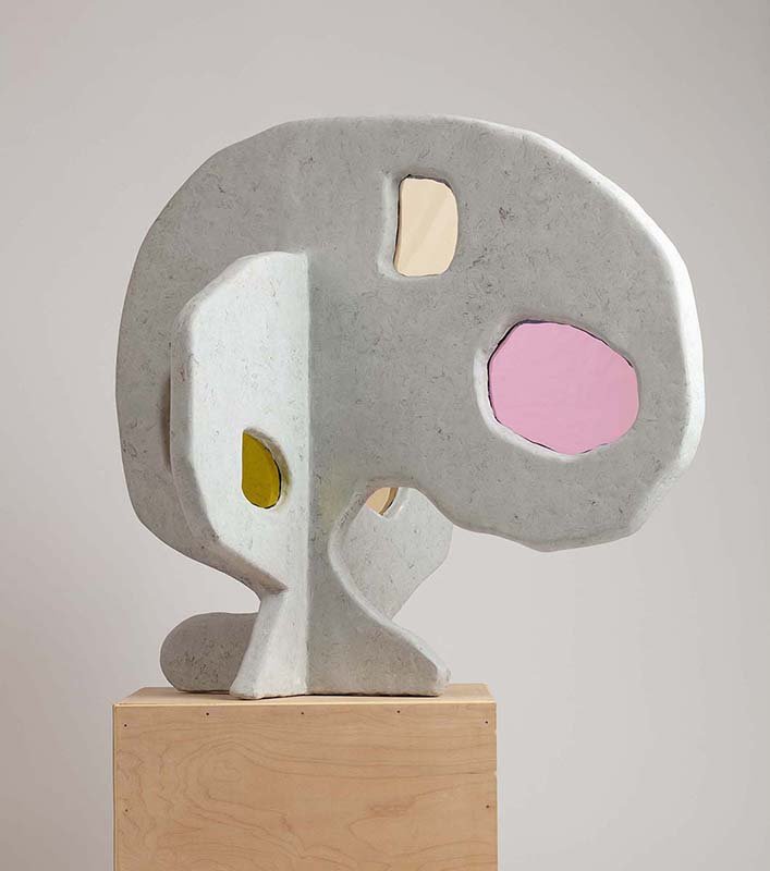 Noze , 2025, wood, foam, acrylic, Apoxie Sculpt, 32 x 36 x 32”