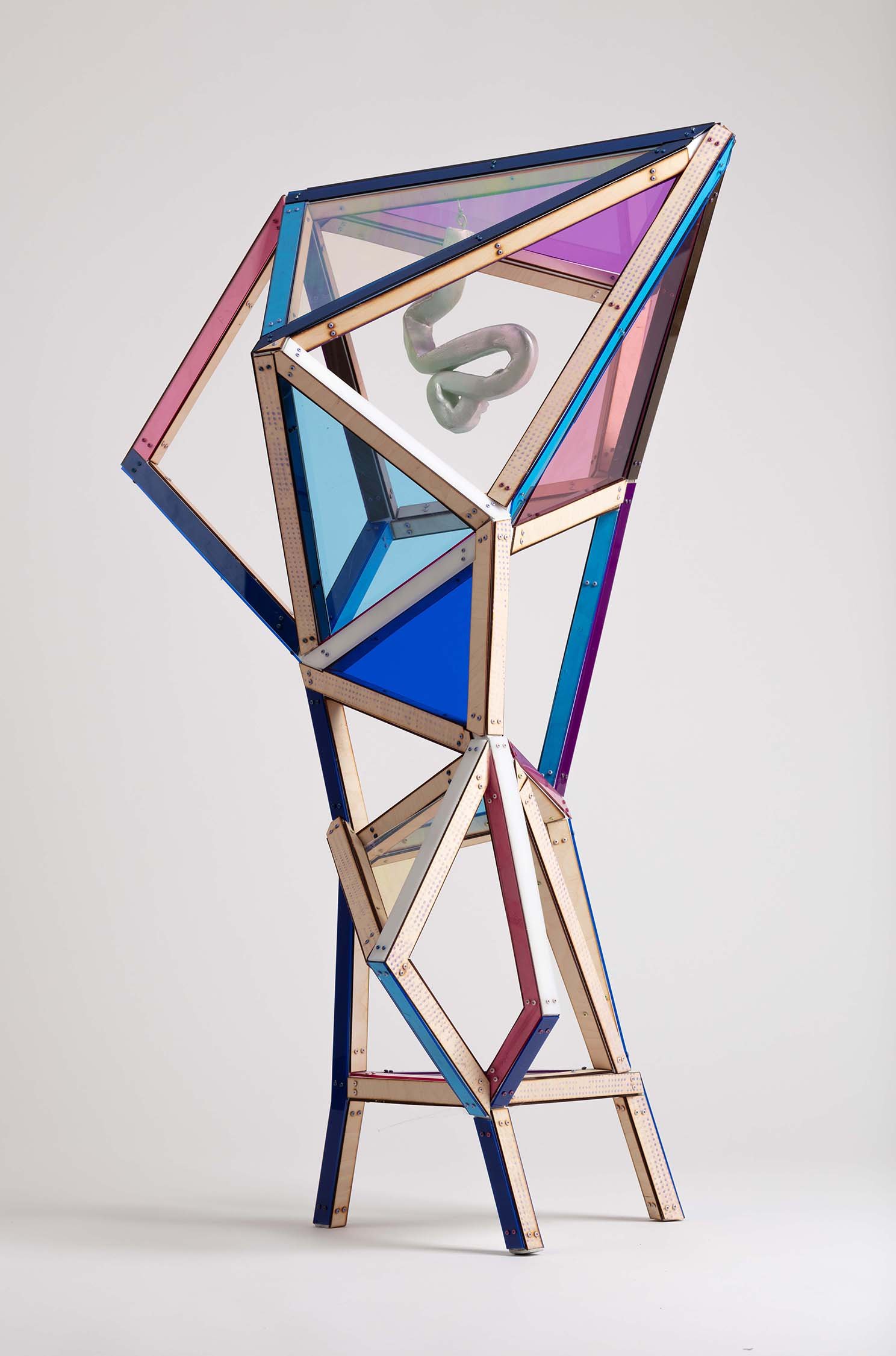Pepper , wood, acrylic, paint, wire, plaster, Apoxie Sculpt, 2025, 51 x 32 x 29”