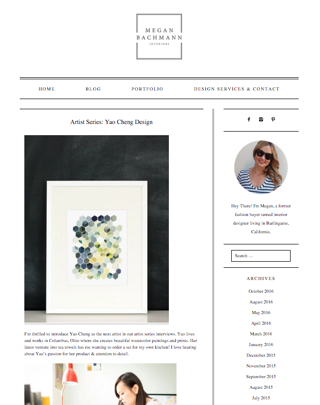 Megan Bachmann artist series feature