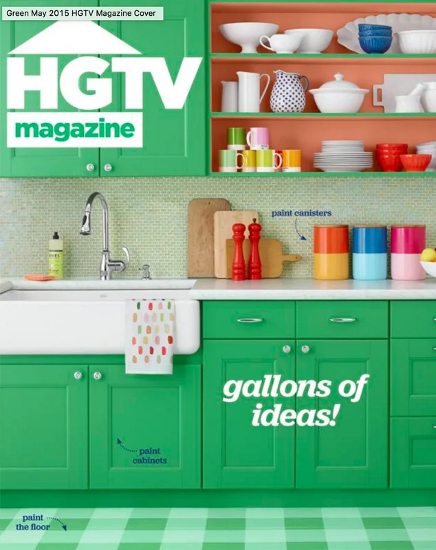 HGTV Magazine - May 2015 cover feature