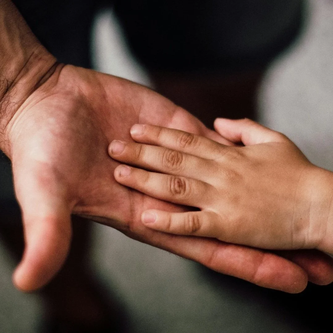  Image credit: Photo by Juan Pablo Serrano :  https://www.pexels.com/photo/father-and-child-s-hands-together-1250452/  