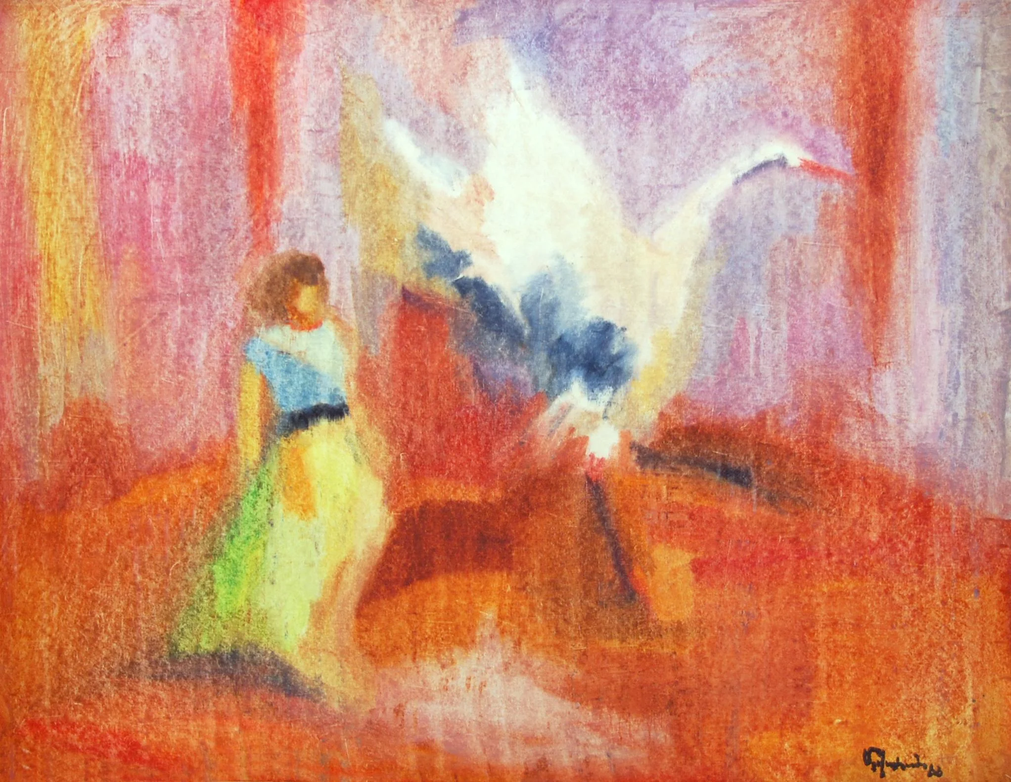 "Fly With Me" 32x48 oil/board