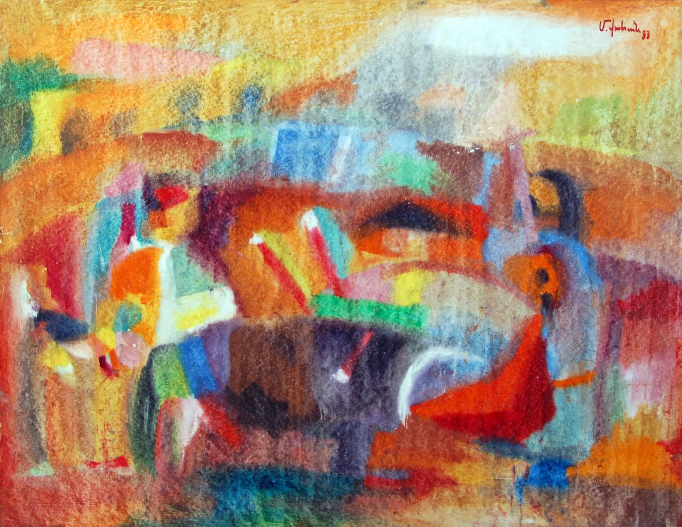 "HoHorovel" 32x48 oil/board