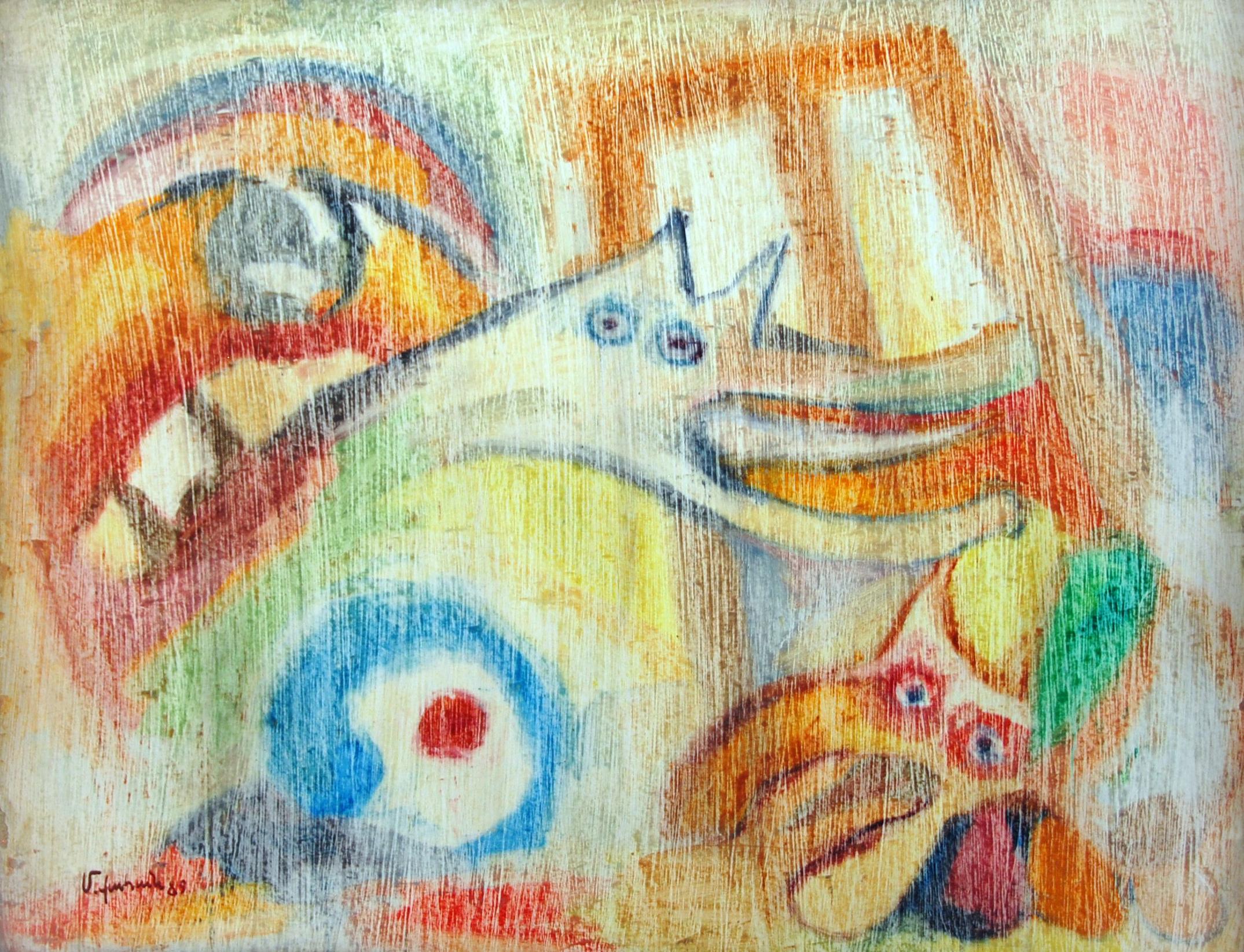 "Stray Dogs" 32x48 oil/board