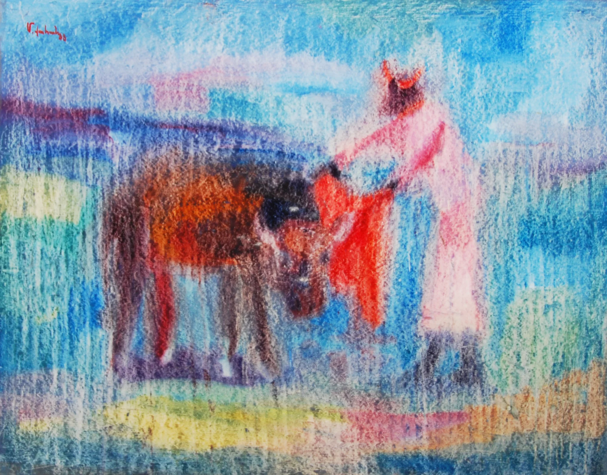 "Dumb Dumb" 32x48 oil/board