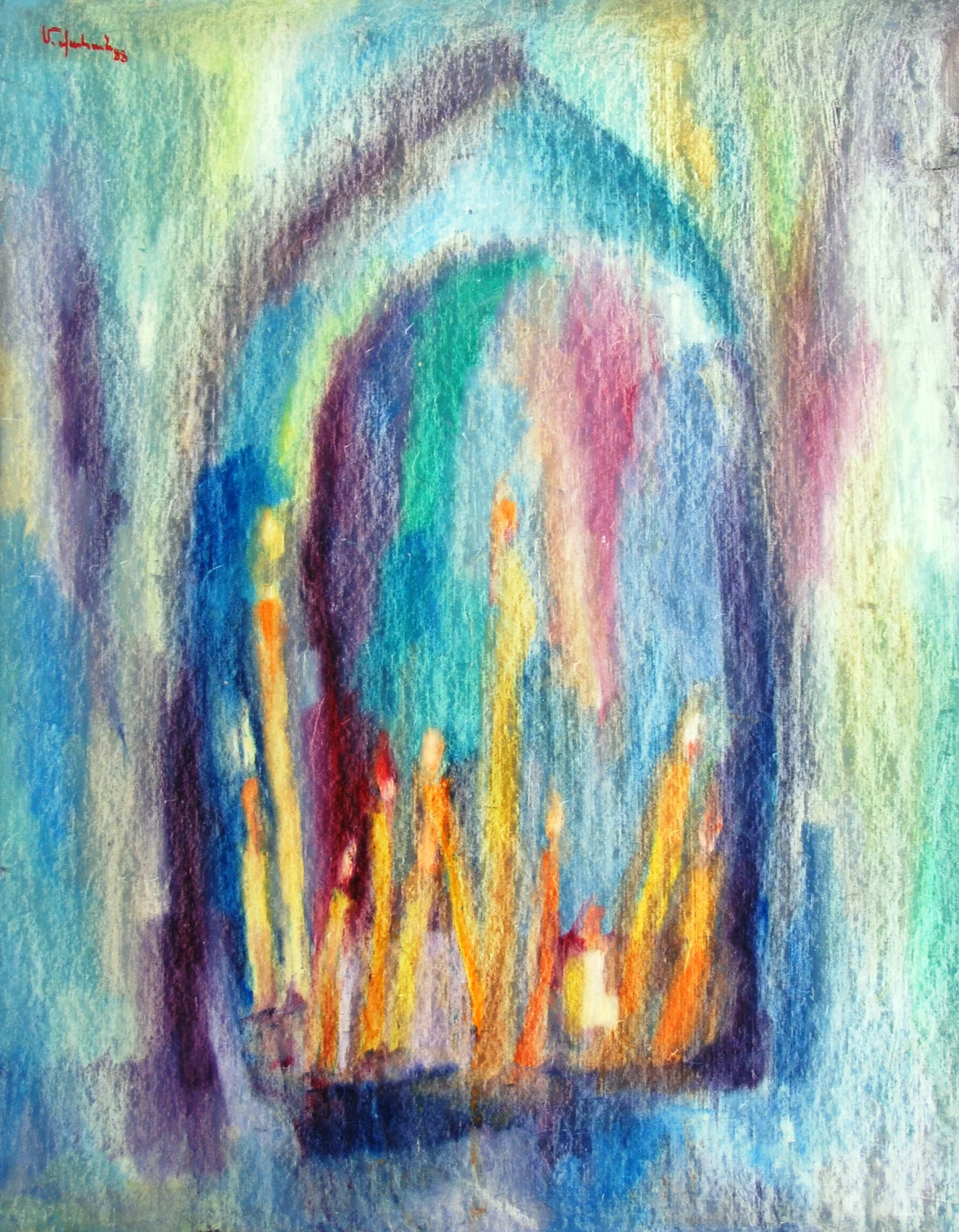 "Of Lights" 48x32 oil/board