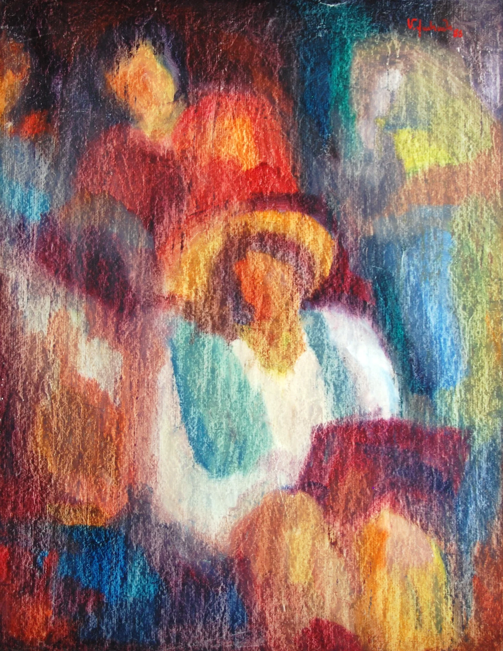 "Van Gough" 48x32 oil/board