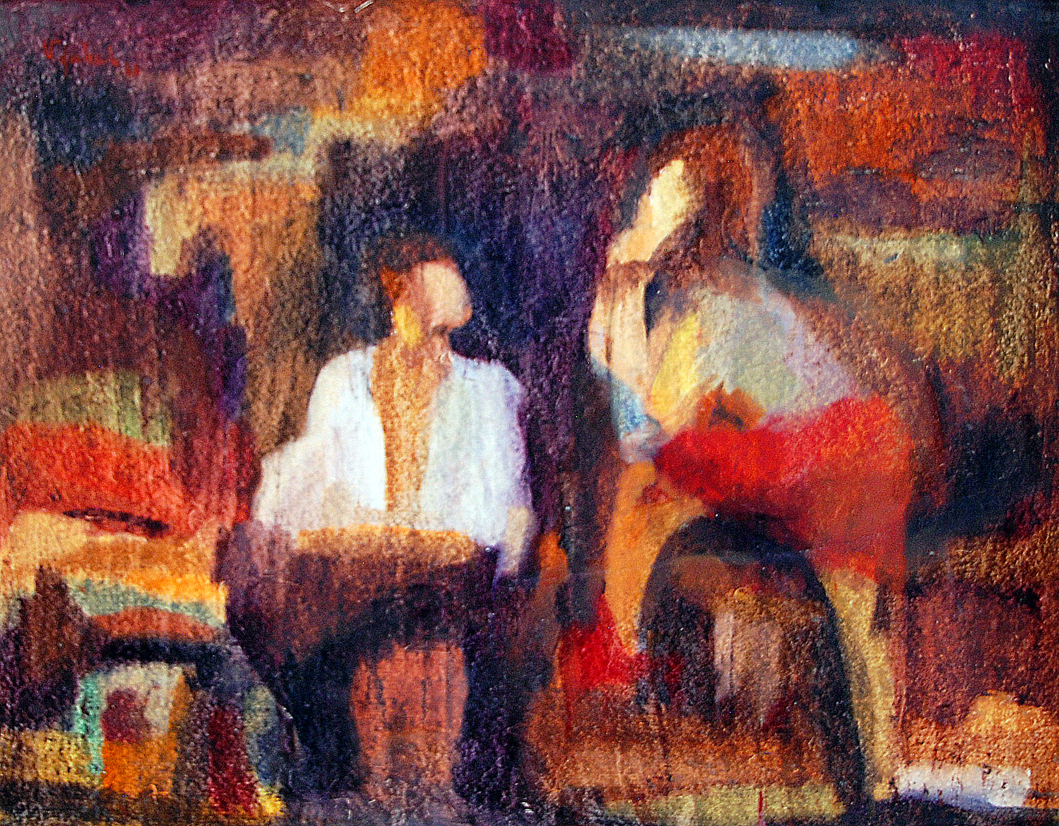 "Mizanscena" 32x48 oil/board