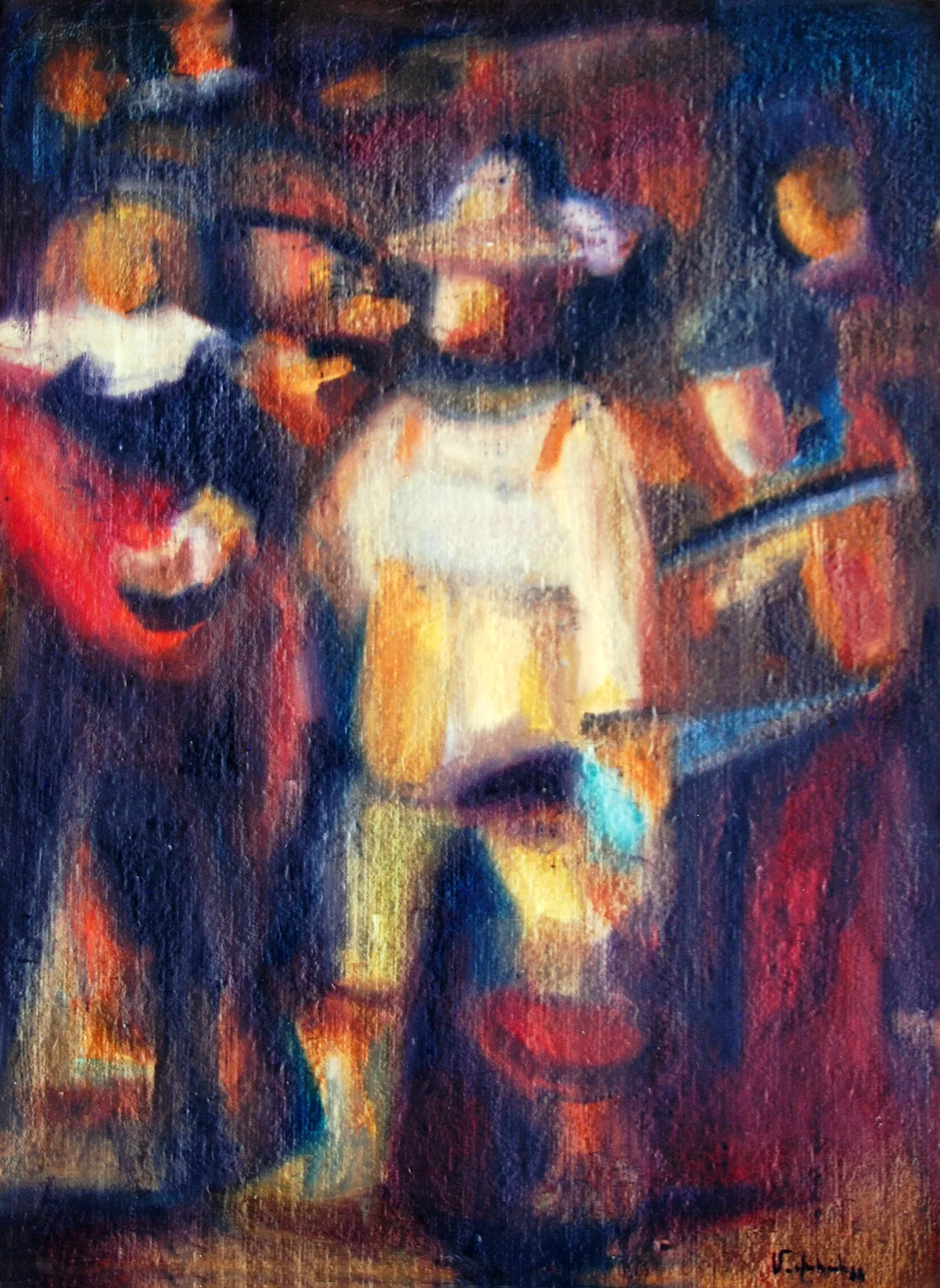 "Night Watch" 48x32 oil/board