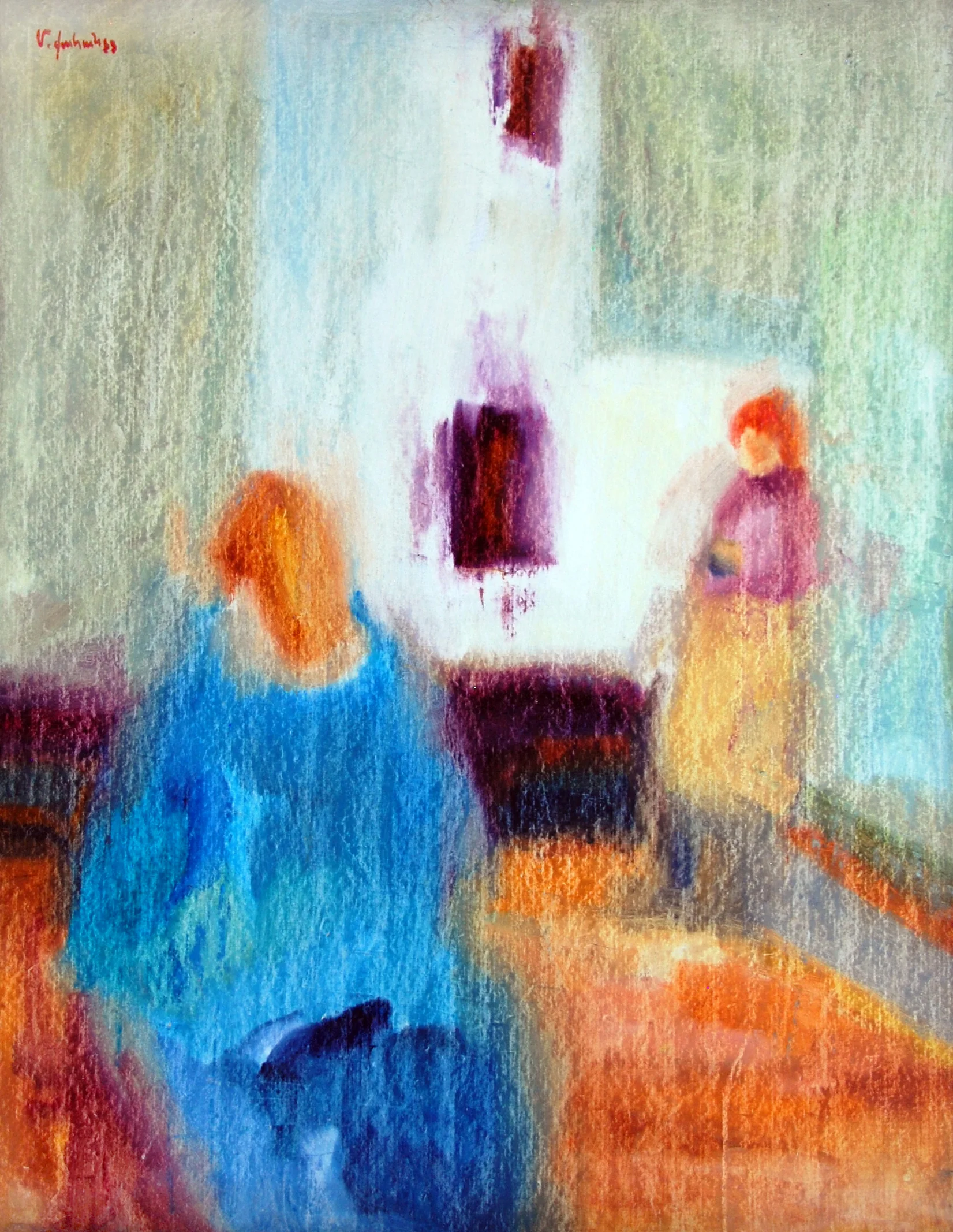 "White Stove" 48x32 oil/board