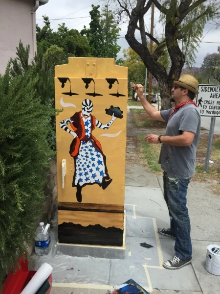 Utility Box Mural 2016