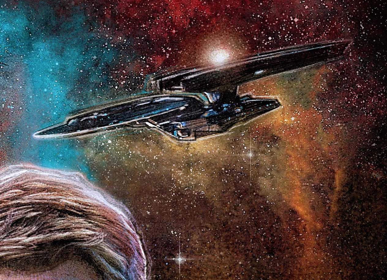Star Trek Into Darkness Illustrated Poster PAUL SHIPPER STUDIO