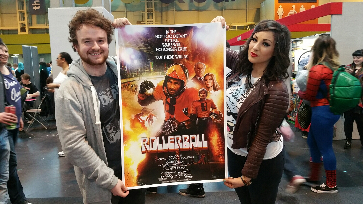 happy winners of the print and bluray stopped by to say hello 
