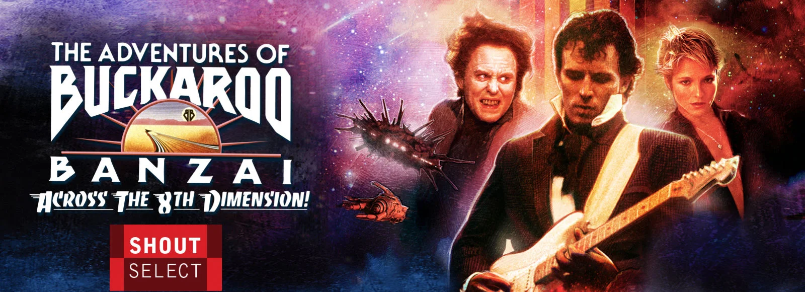 The Adventures Of Buckaroo Banzai: Across The 8th Dimension | Shout Factory | Key Art by Paul Shipper 2016