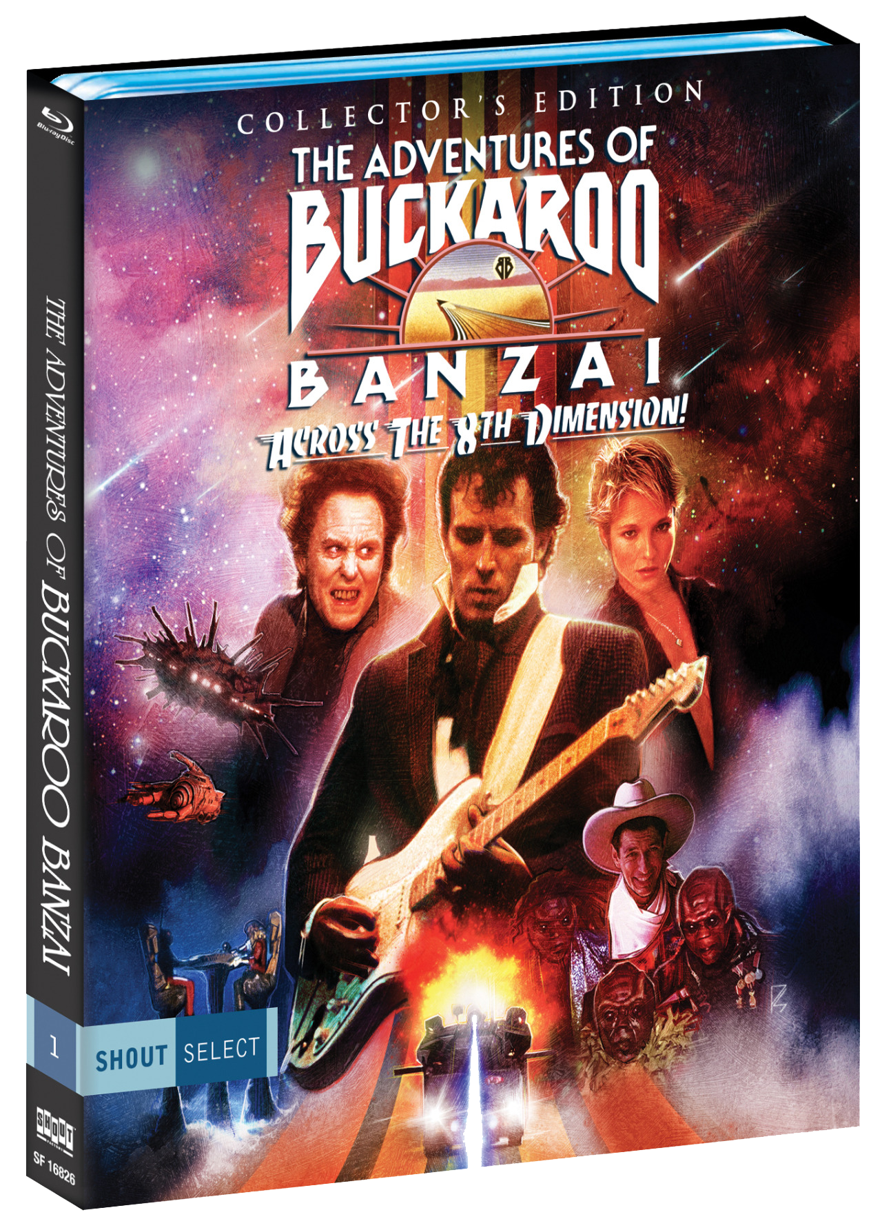 The Adventures Of Buckaroo Banzai: Across The 8th Dimension | Shout Factory | Blu-Ray Key Art by Paul Shipper 2016