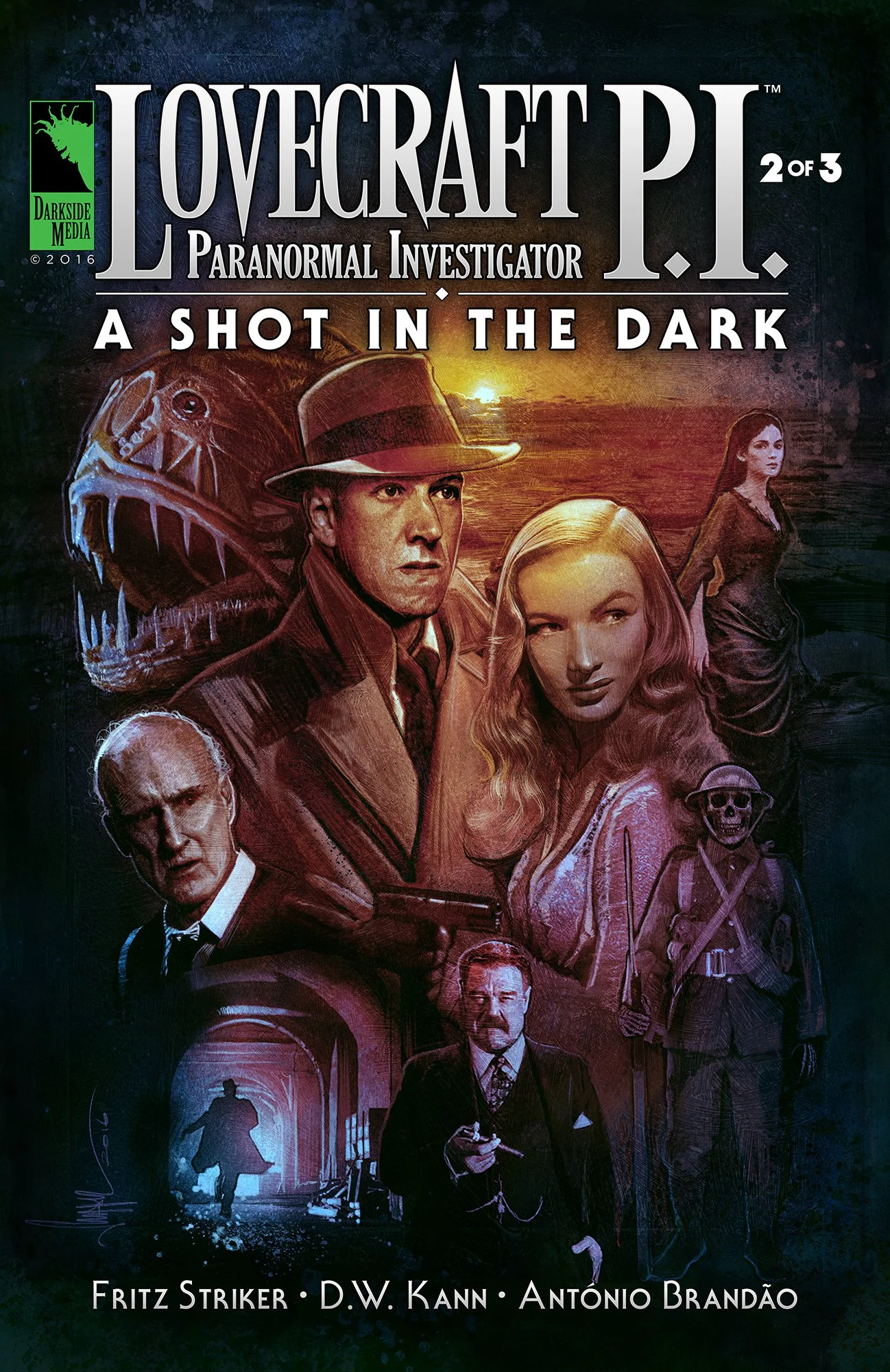 Lovecraft P.I | Darkside Media | Comic Books Cover Art by Paul Shipper 2015/16.