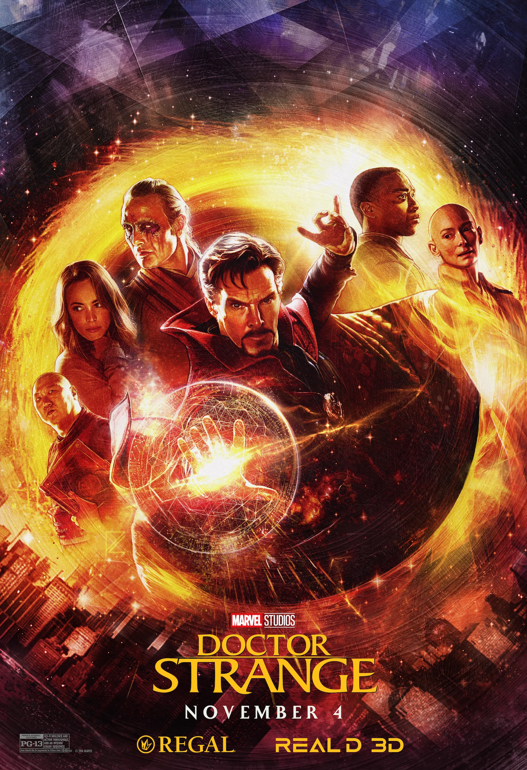 Doctor Strange | Marvel Studios | Regal Cinemas Crown Club Art Prints by Paul Shipper 2016.