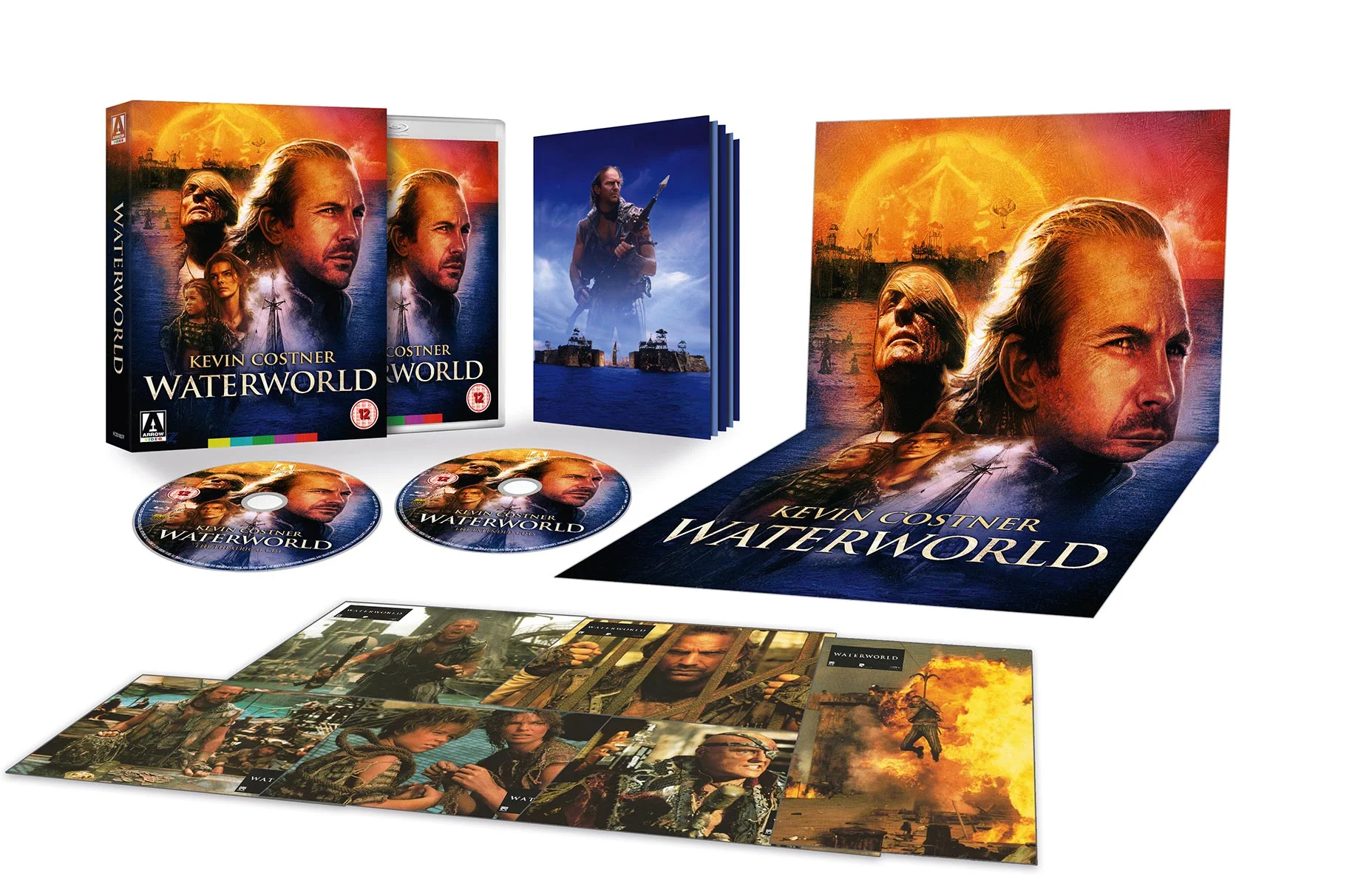 Waterworld | Arrow Video | Limited Blu-ray (2018) Cover Key Art by Paul Shipper.