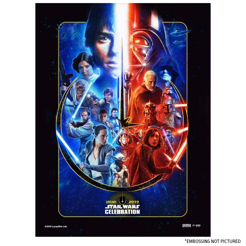 Star Wars Celebration Chicago 2019 | Lucasfilm | Illustrated Key Art by Paul Shipper.