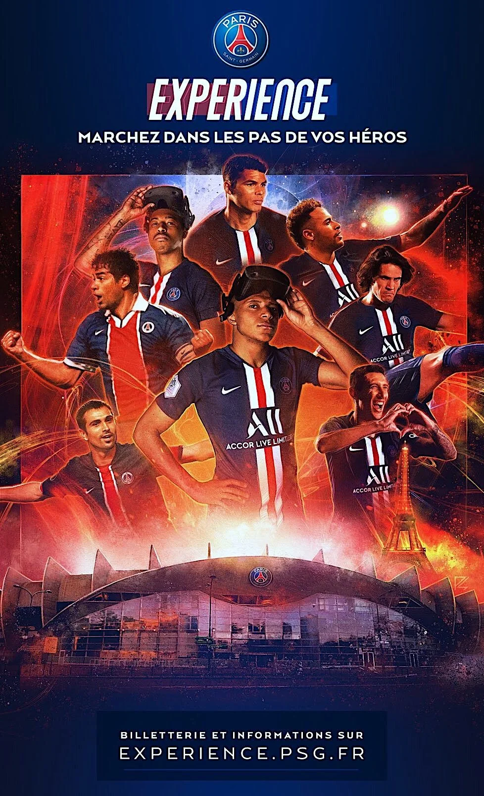 PSG |  Paris Saint-Germain VR Experience | Key Art by Paul Shipper 2019.