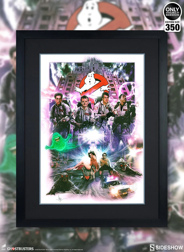 Ghostbusters-Fine-Art-Print-by-Paul-Shipper-Black-Frame-1.jpg
