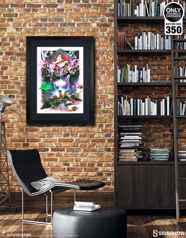 Ghostbusters-Fine-Art-Print-by-Paul-Shipper-Black-Frame-2.jpg