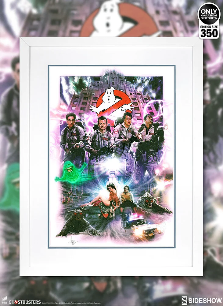 Ghostbusters-Fine-Art-Print-by-Paul-Shipper-White-Frame-1.jpg
