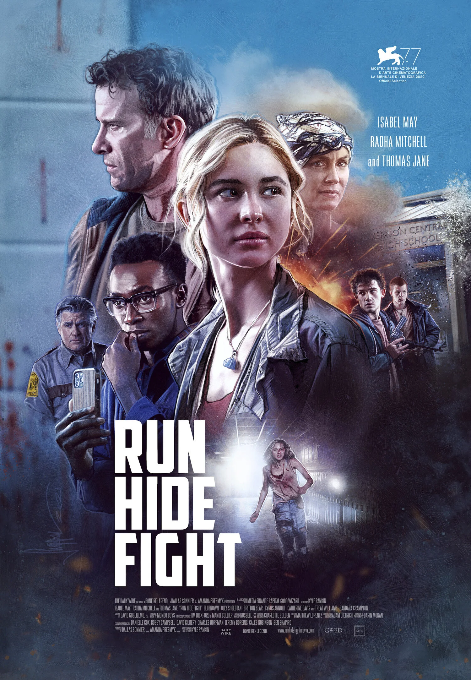Run Hide Fight | The Daily Wire | Illustrated Poster Campaign by Paul Shipper Studio 2021.