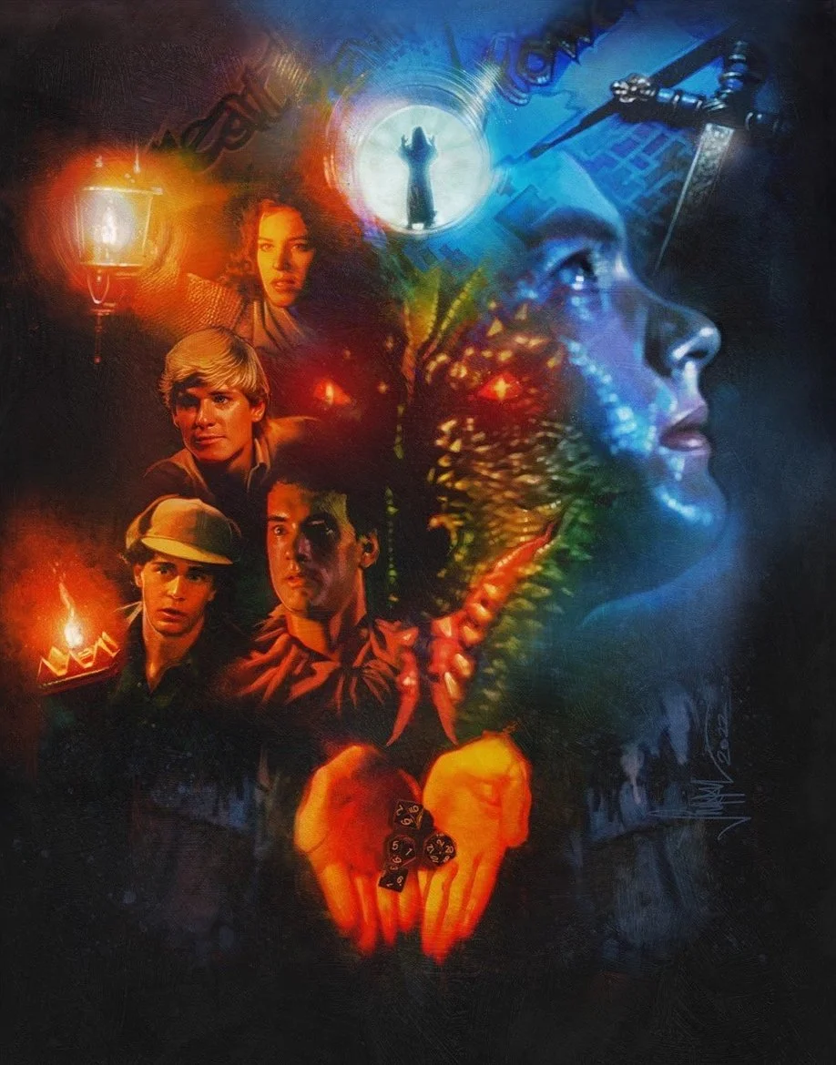 Mazes & Monsters | Plumeria Pictures 40th Anniversary Limited Edition Blu-ray | Paul Shipper Key Art