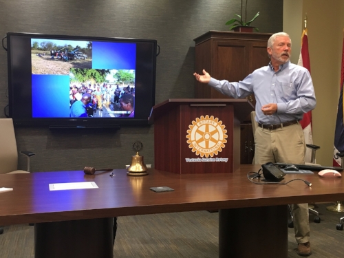 Thanks to Lynn Smith for his presentation and service repairing wells and training others so that communities across multiple continents can have access to clean water.