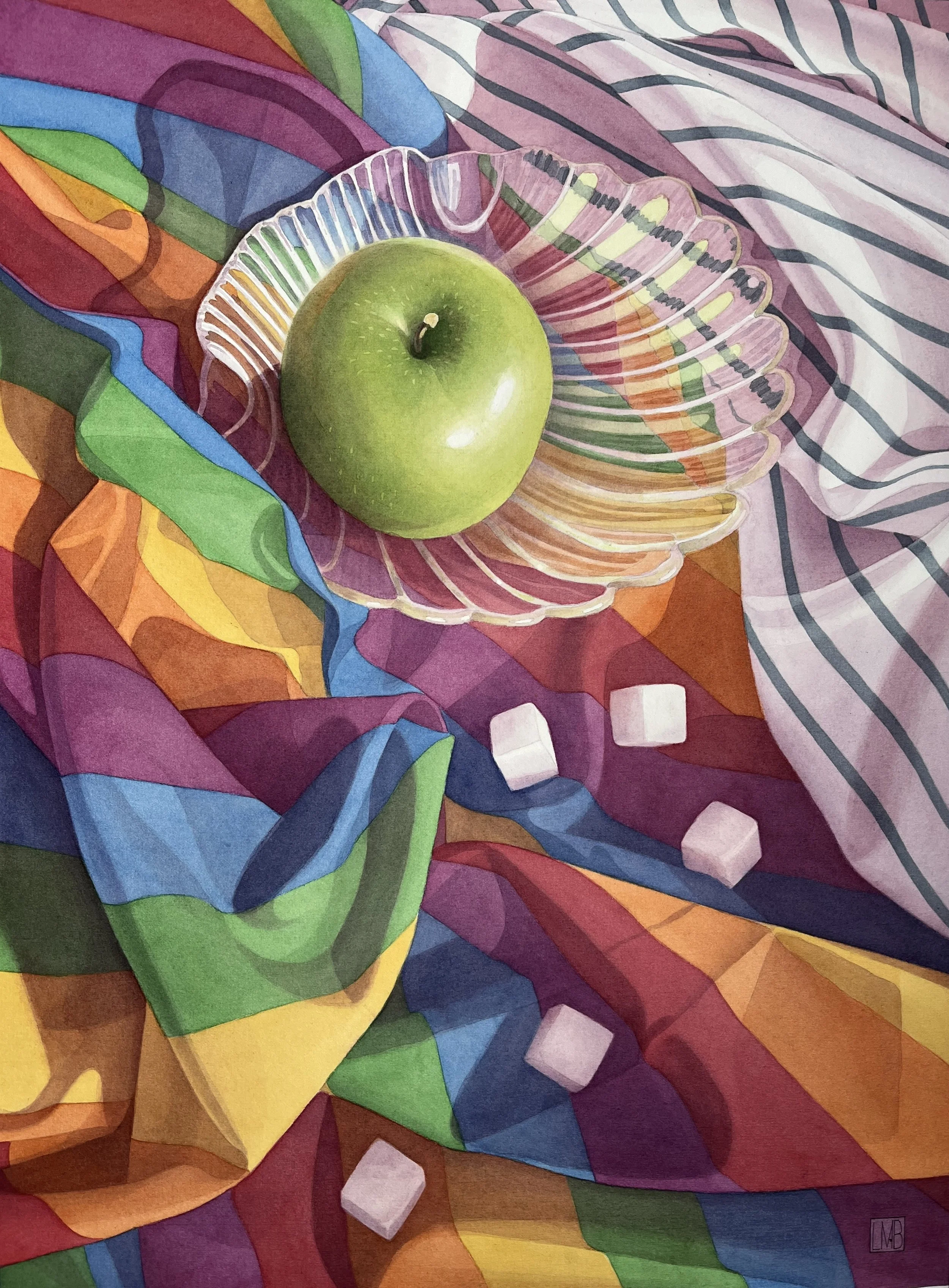 RAINBOW GRANNY, 19 x 14 inches  •  Contact for pricing