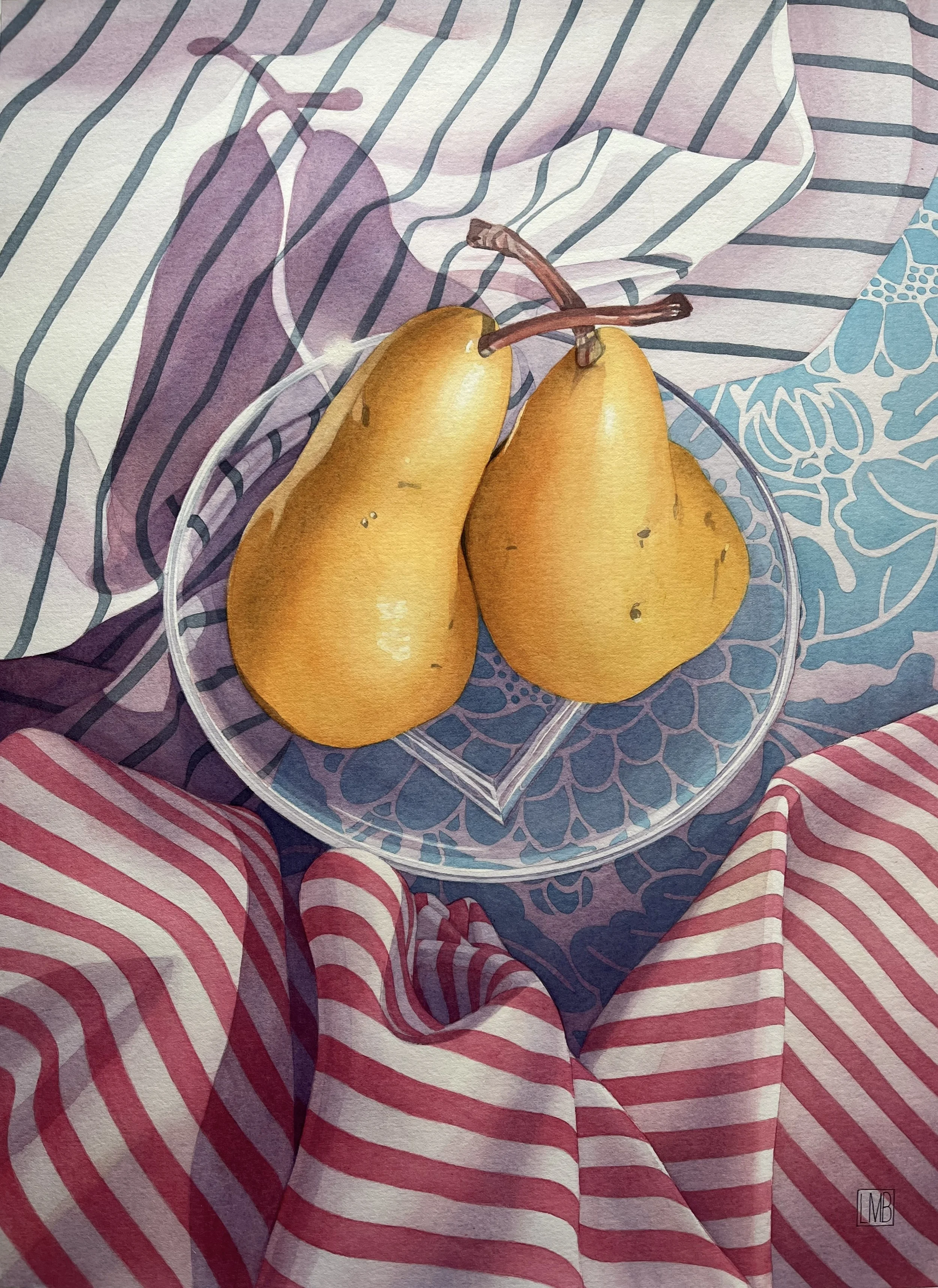 WAVING PEARS, 19 x 14 inches  •  Contact for pricing