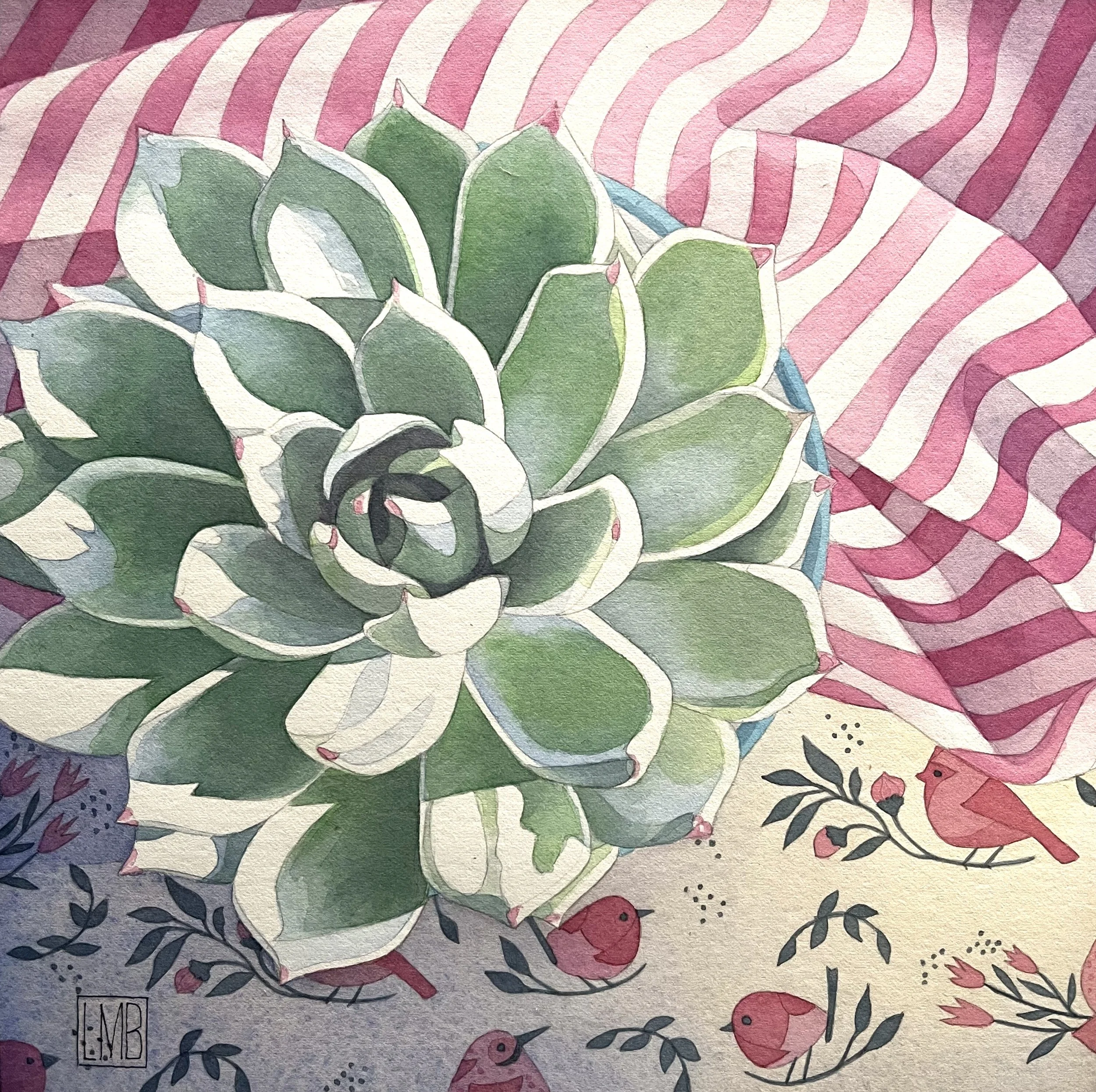 BIRDIE BIRDIE, 8 x 8 inches  •  CA$300 unframed