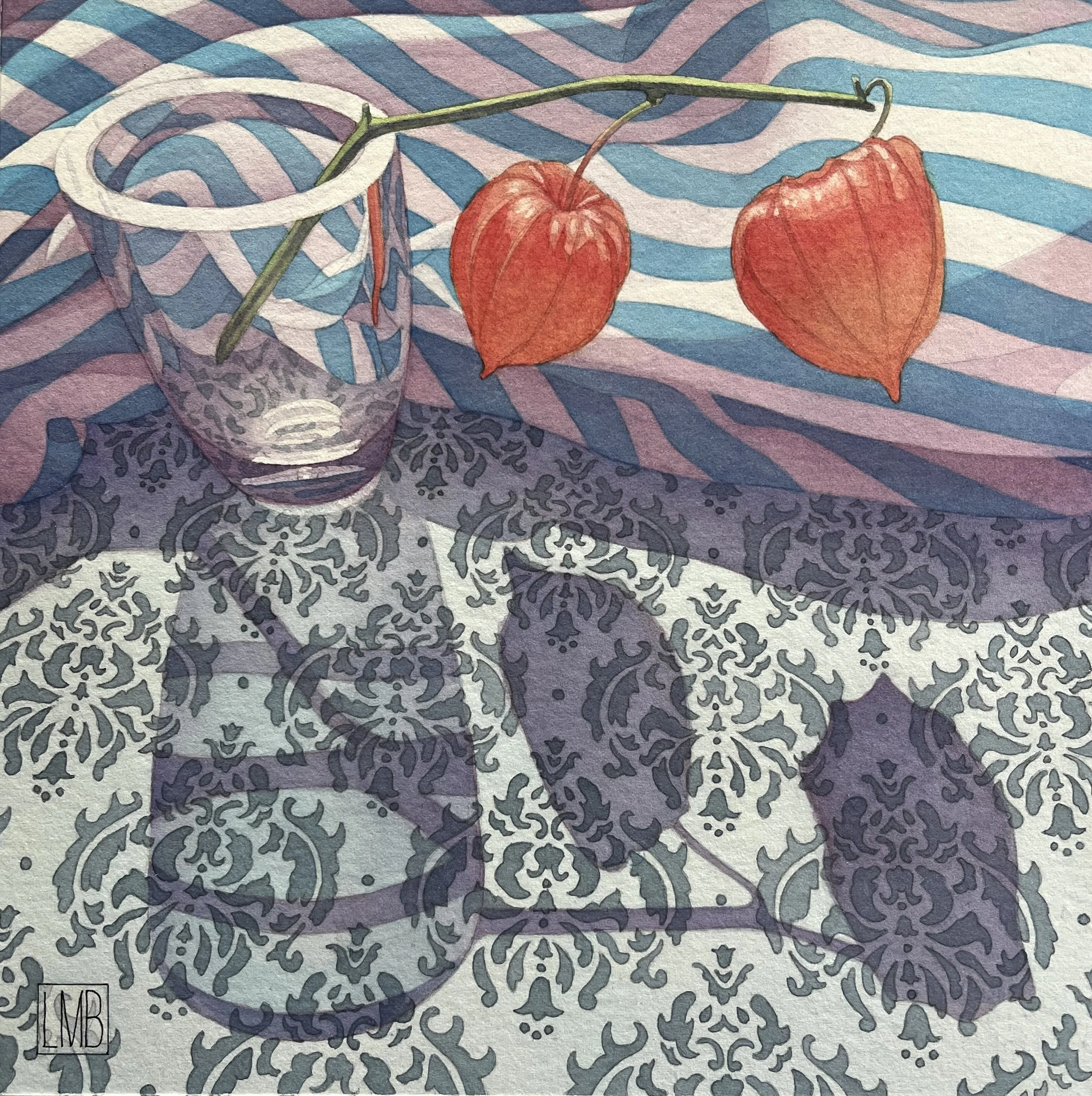 LANTERNS, 8 x 8 inches  •  CA$300 unframed