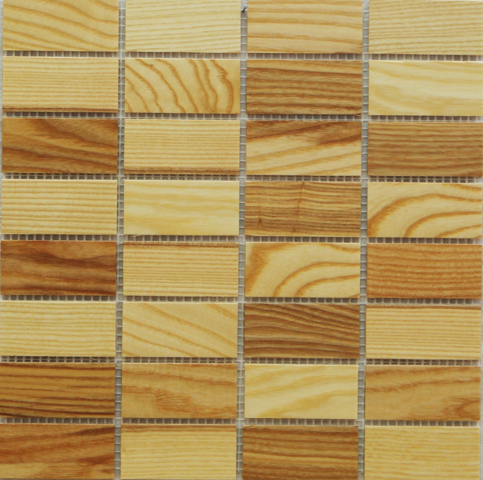 Ash 33.5mm x 70mm Wood Tile