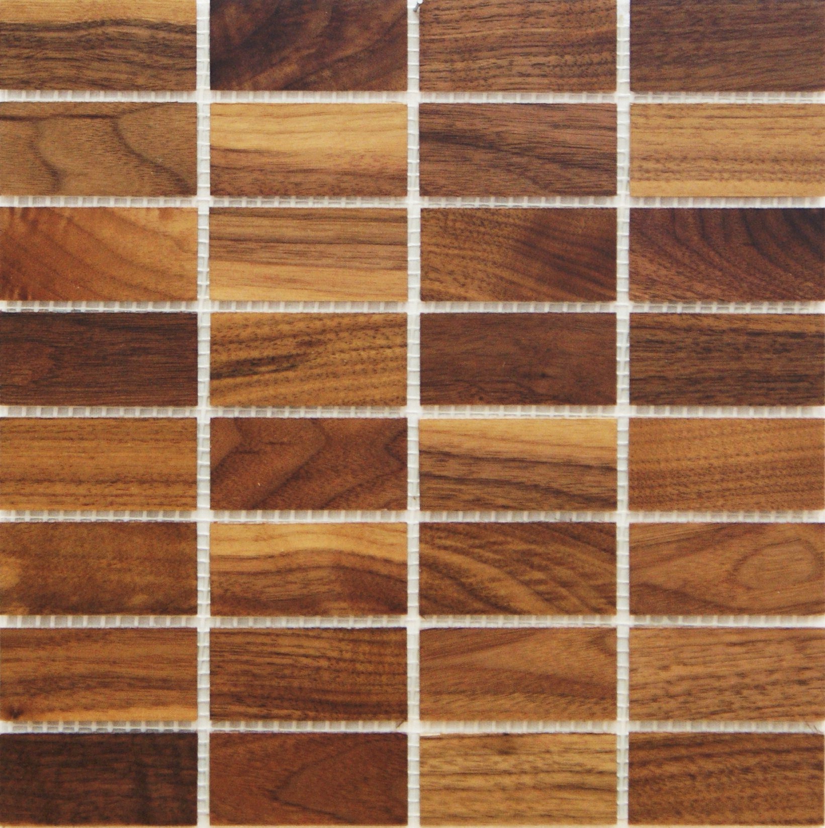 Walnut 33.5mm x 77mm Wood Tile