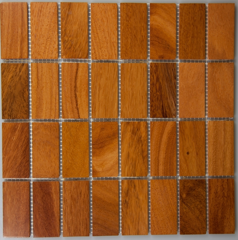 Doussie 33.5mm x 70mm Wood Tile