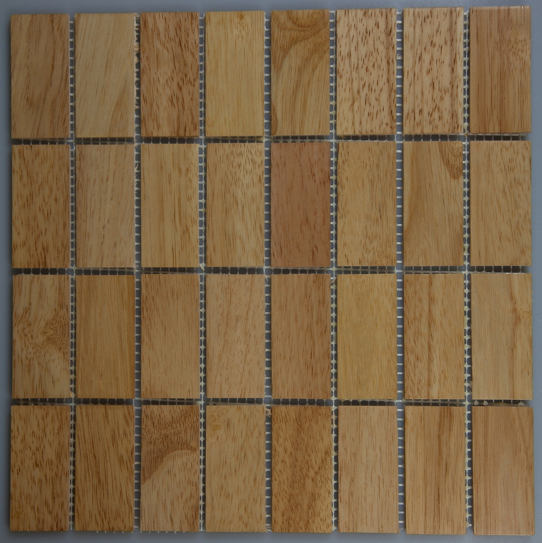 Rubber Wood 33.5mm x 77mm Wood Tile