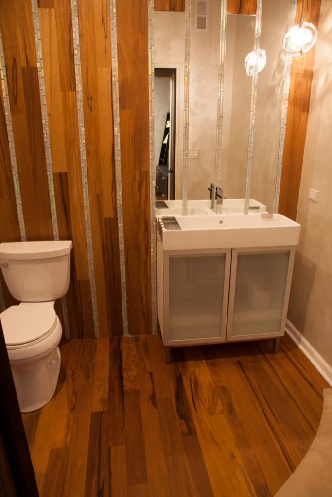 African Celtis Natural Light with Loba Natural Oil Photo Courtesy of A&B Hardwood Flooring Supplies, Chicago, Illinois