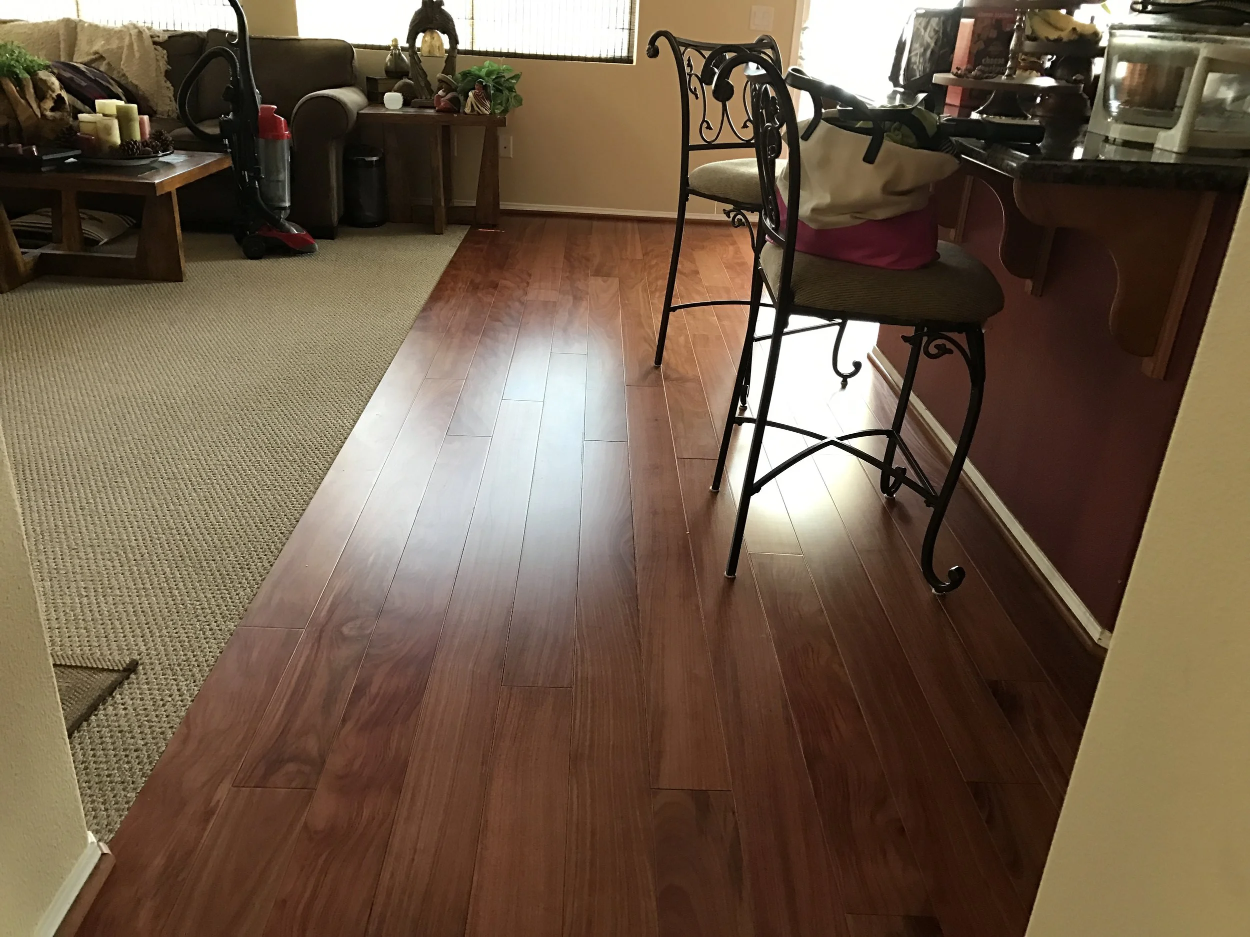 Engineered 4" Bubinga Prefinished