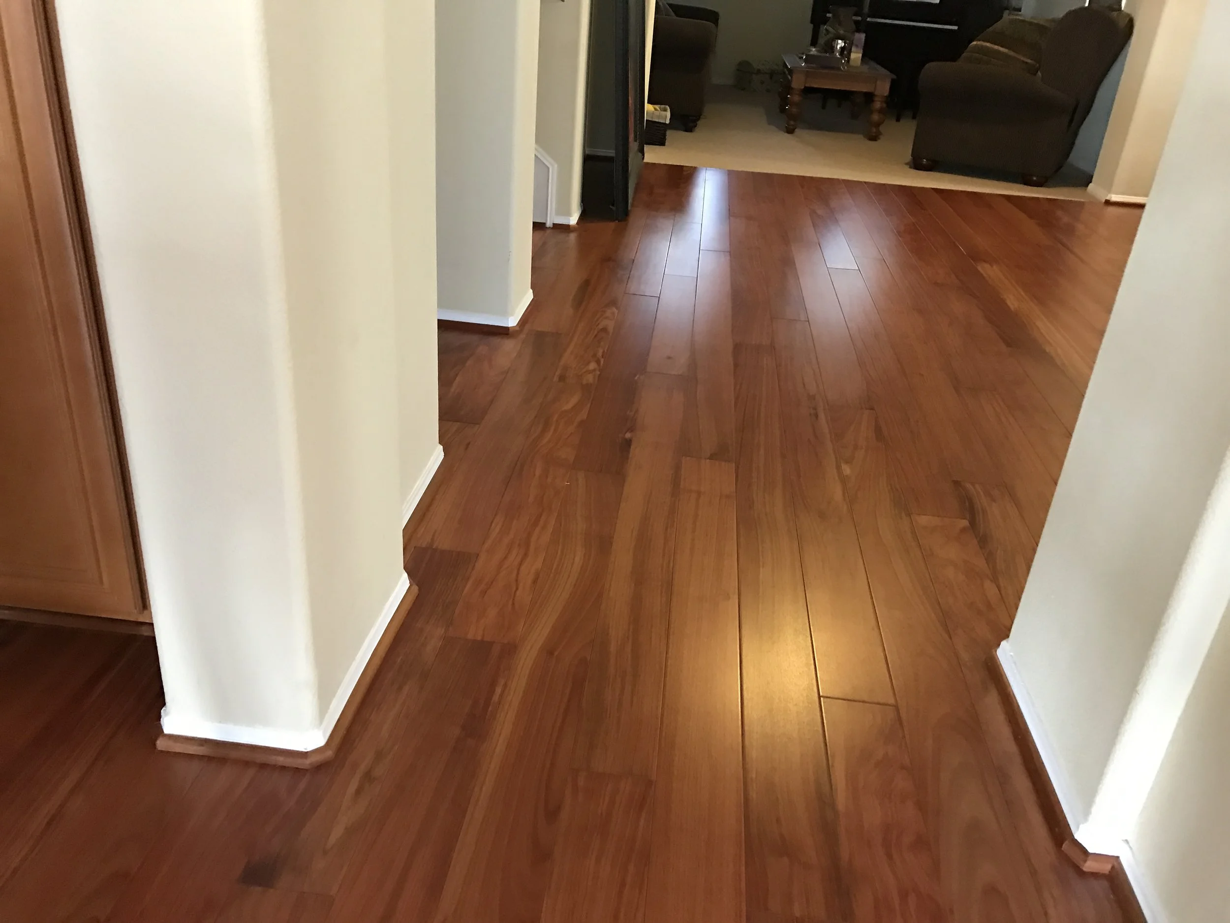 Engineered 4" Bubinga Prefinished