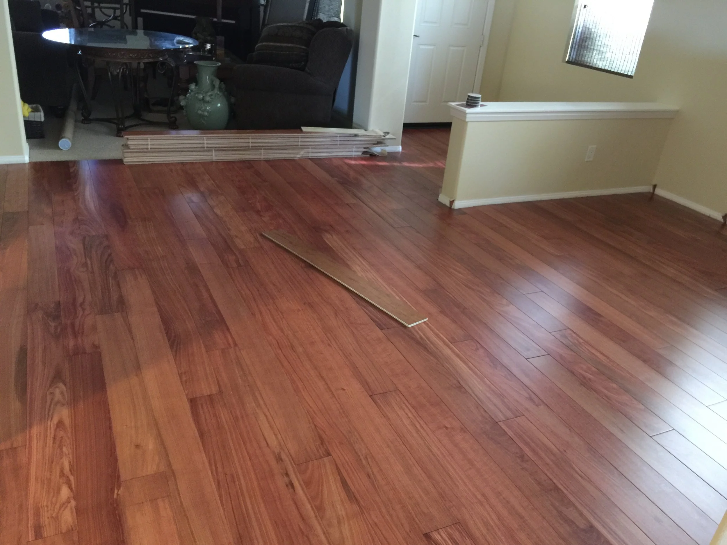 Engineered 4" Bubinga Prefinished