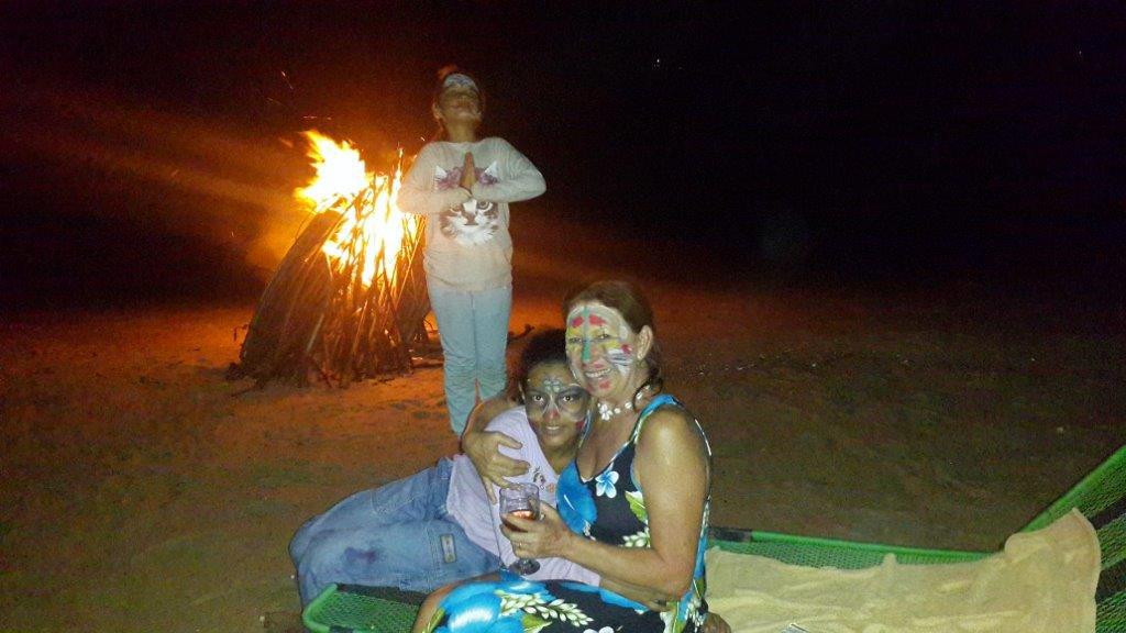 Fun around the bonfire