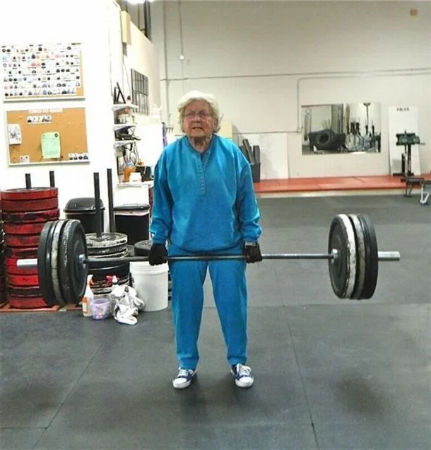 Three words to describe this woman: Getting. After. It.