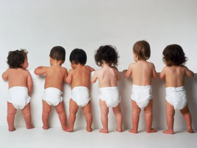 Enter my greatest fear: 6 dirty diapers.