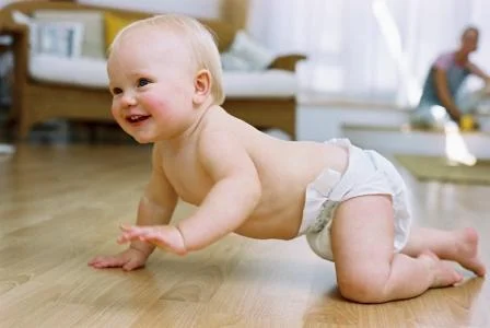 You may see a cute baby, but I see rotary stability!