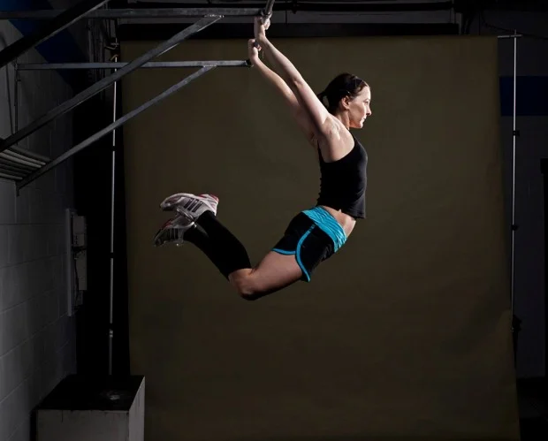 Because nothing says "athletic" like quadruple extension....
