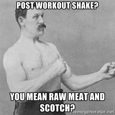 This type of post workout nutrition is also known as